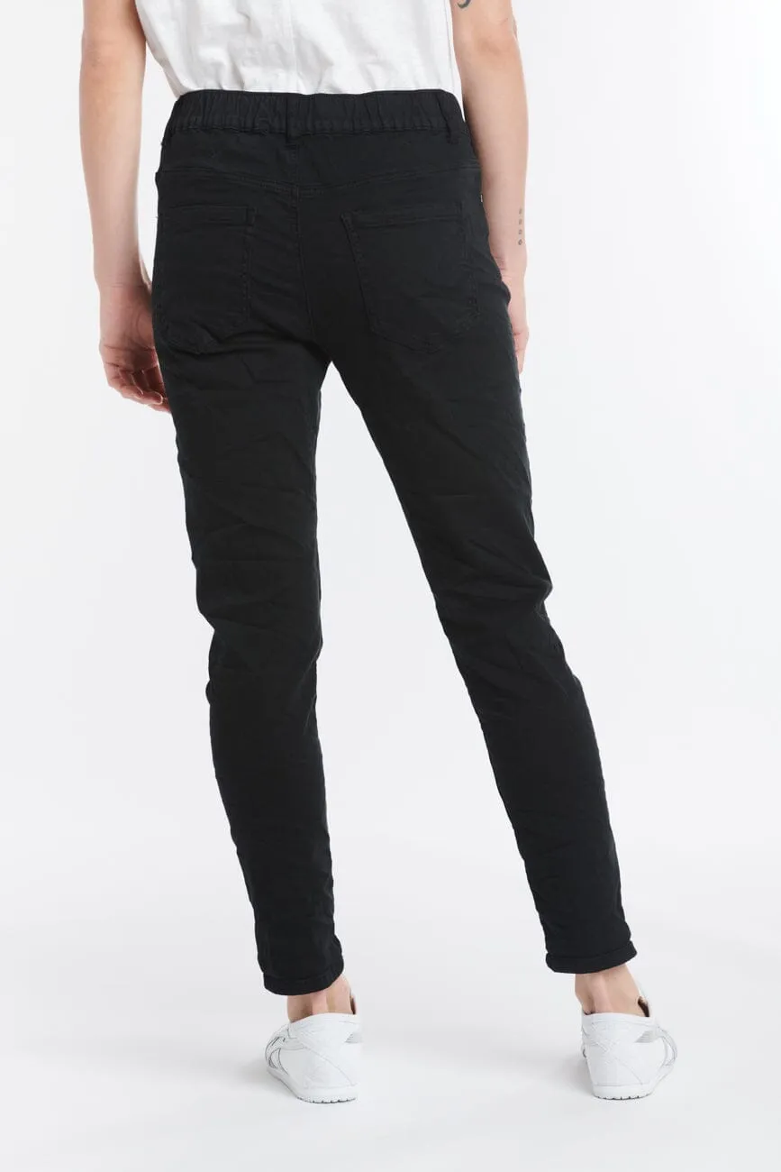 ITALIAN STAR Emma Stretch Jeans - Black