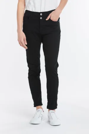 ITALIAN STAR Emma Stretch Jeans - Black