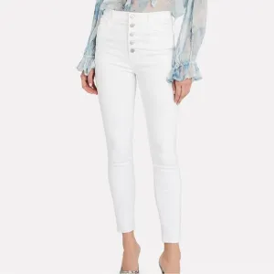J Brand High-Rise Crop Skinny Jeans