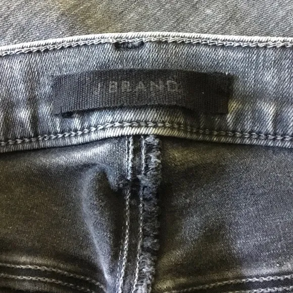 J Brand Mid Rise Cropped Skinny Hook Up Jeans