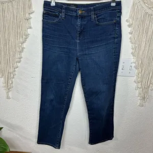 J. Crew Blue Vintage Ankle Cropped Jeans with Classic Fit size 30