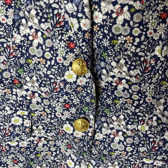 J. CREW x LIBERTY LONDON Junes Meadow Floral Schoolboy Blazer 47924 size 00