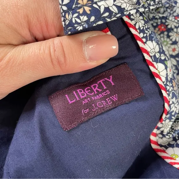J. CREW x LIBERTY LONDON Junes Meadow Floral Schoolboy Blazer 47924 size 00