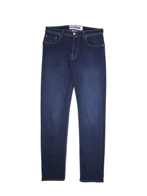 Jacob Cohen Dark Blue Cotton & Stretch Bard Jeans
