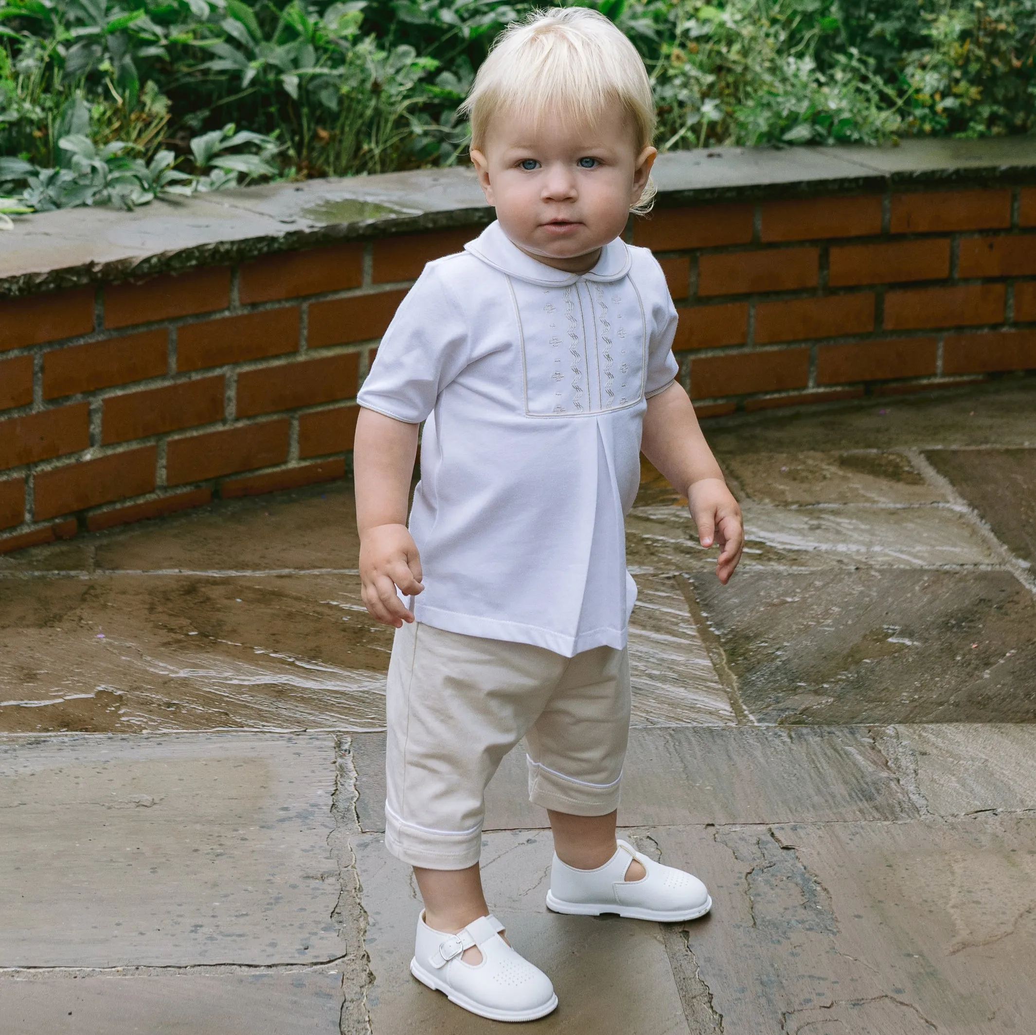 Jake Stone Boys Smart Top and Shorts Set
