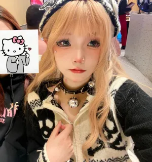 JazzHer Kawaii Skulls Zip Up Sweater Punk Sexy Winter Vintage Clothes Women Gothic Sweet Girl Harajuku Long sleeves Femme Y2k Sweaters