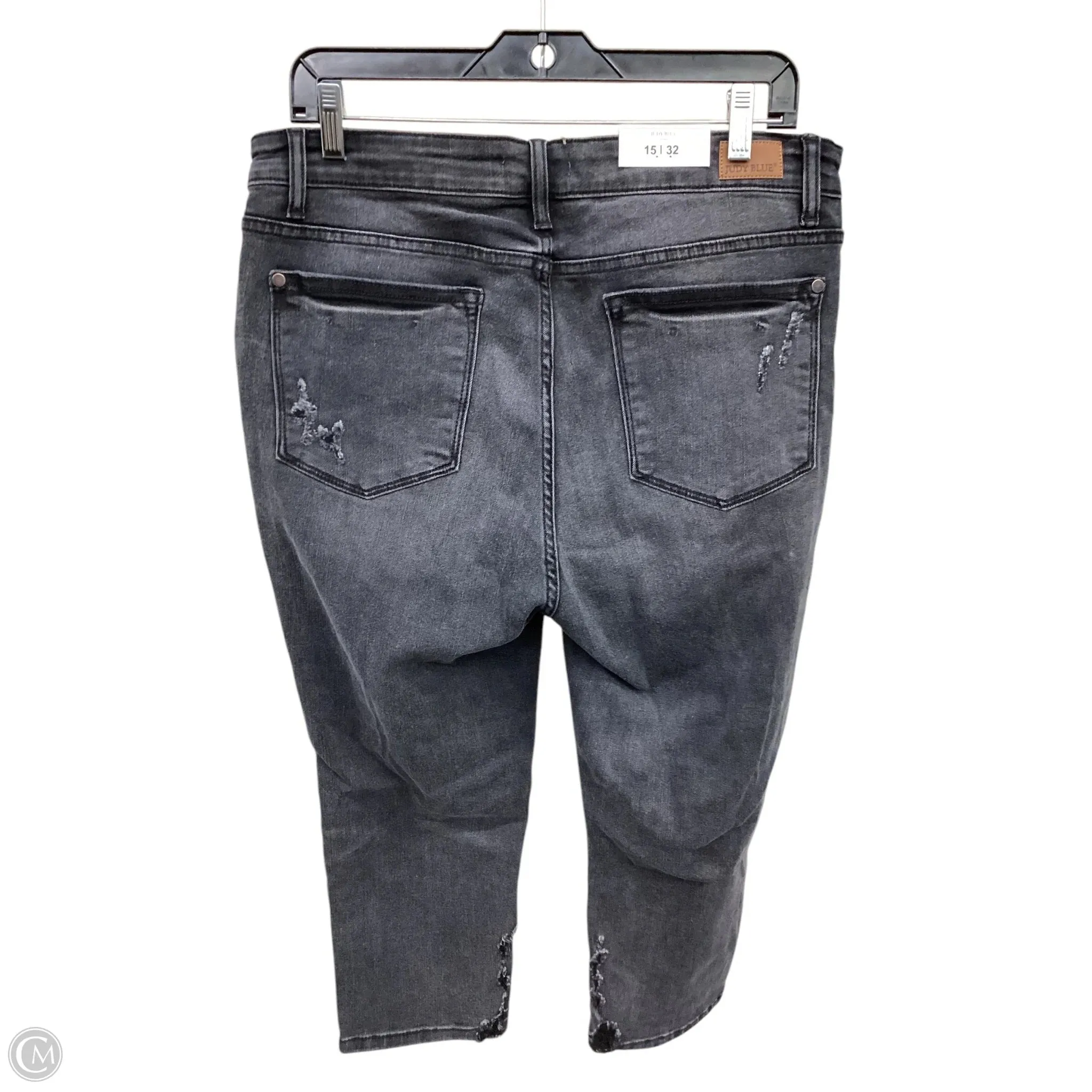Jeans Cropped By Judy Blue In Black, Size: 14