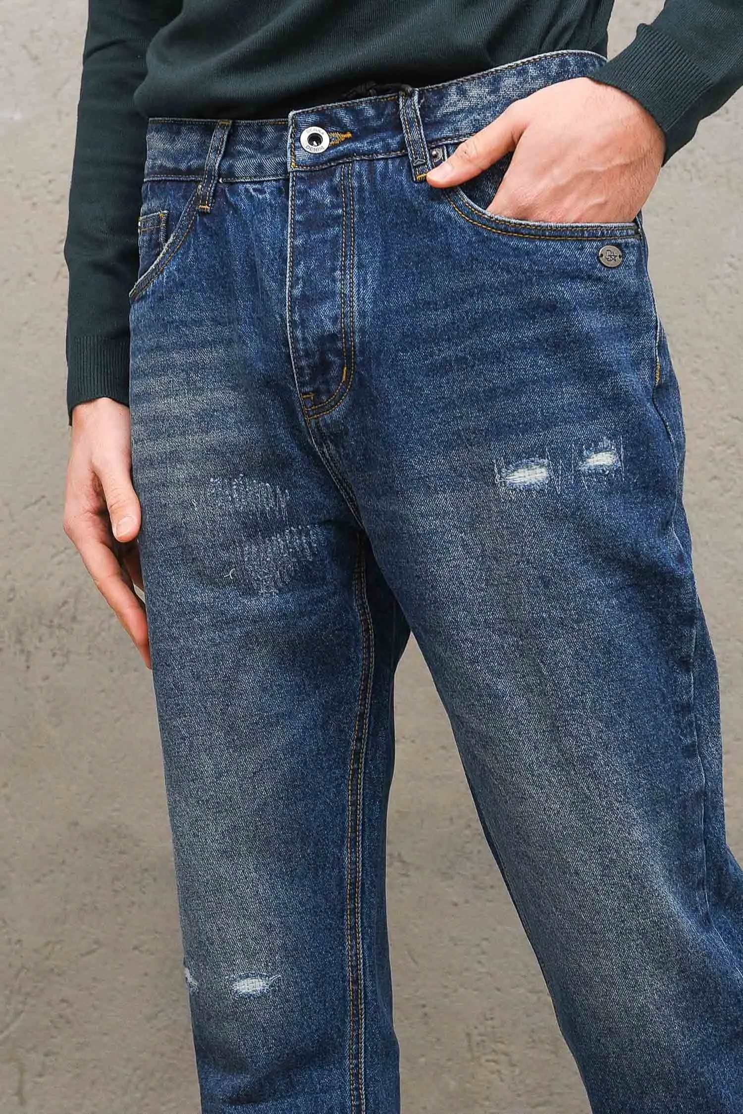 Jeans Cropped - Denim