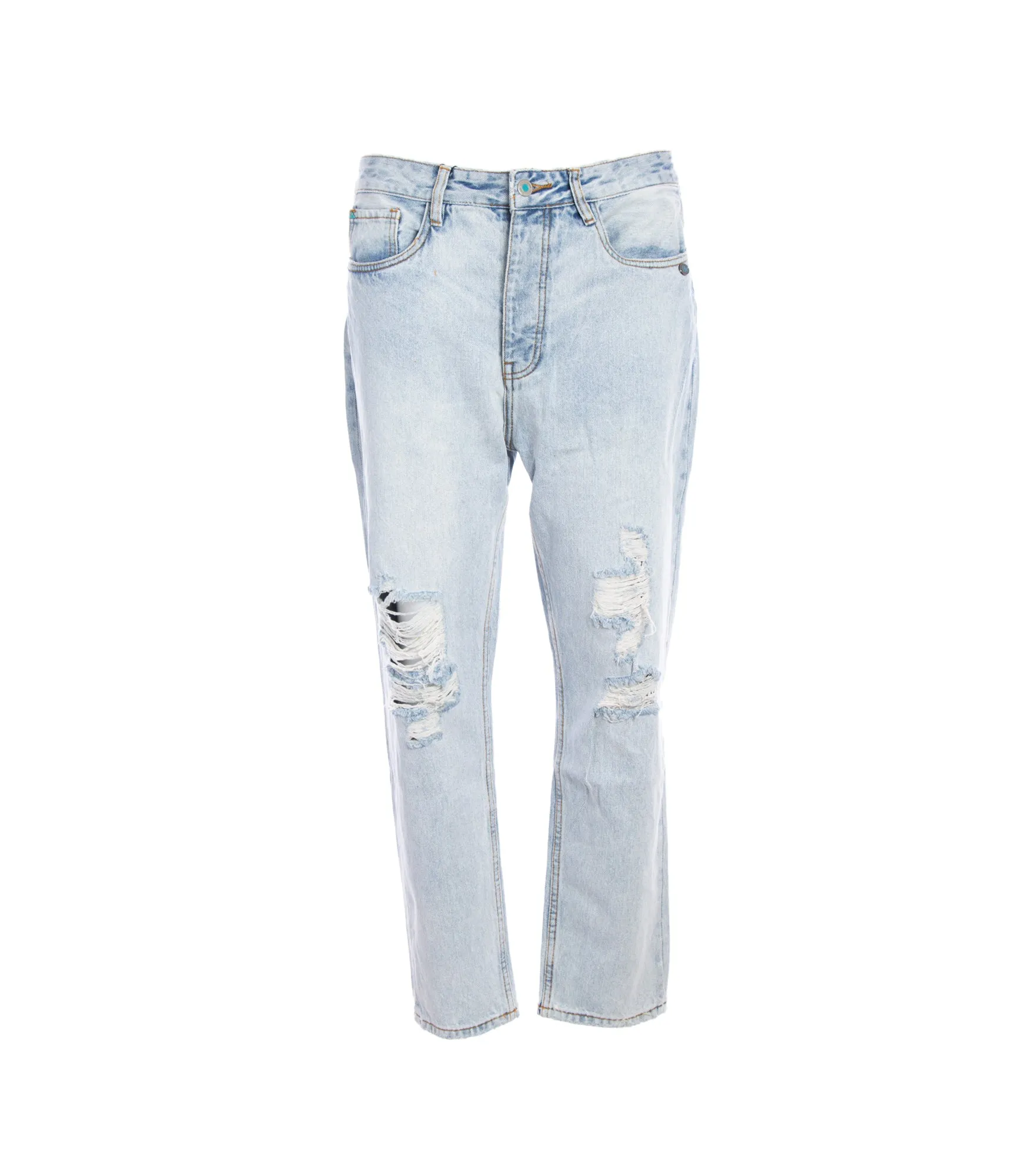 Jeans Uomo Cropped - Colore Unico