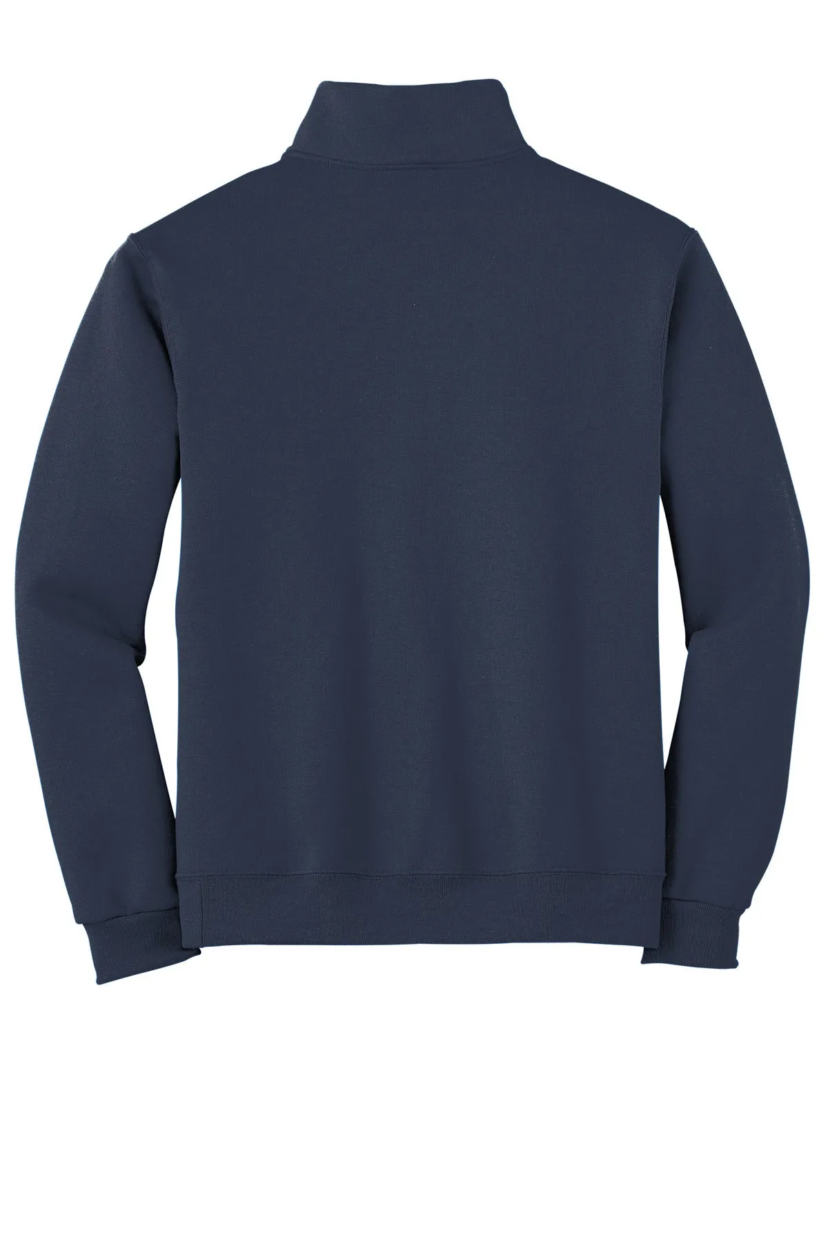 Jerzees NuBlend 1/4-Zip Cadet Collar Sweatshirt. 995M Navy