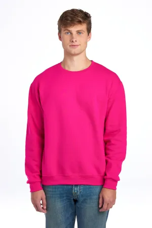 Jerzees NuBlend Crewneck Sweatshirt.  562M Cyber Pink