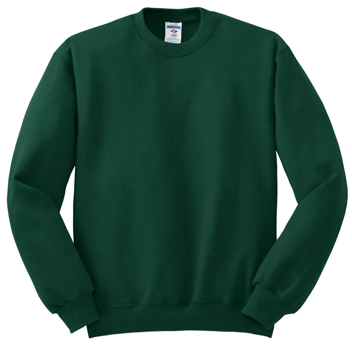 Jerzees NuBlend Crewneck Sweatshirt.  562M Forest Green