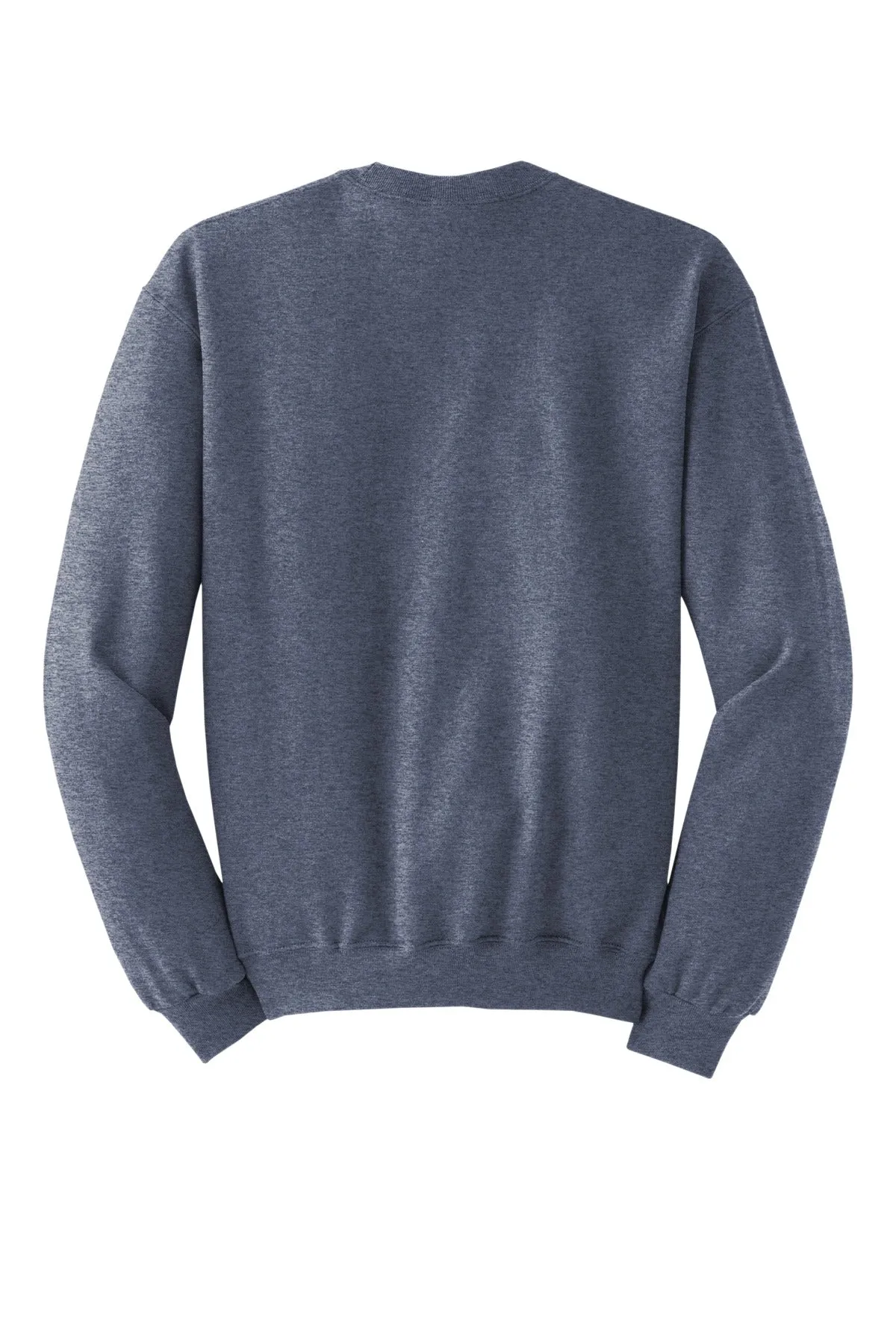 Jerzees NuBlend Crewneck Sweatshirt.  562M Vintage Heather Navy