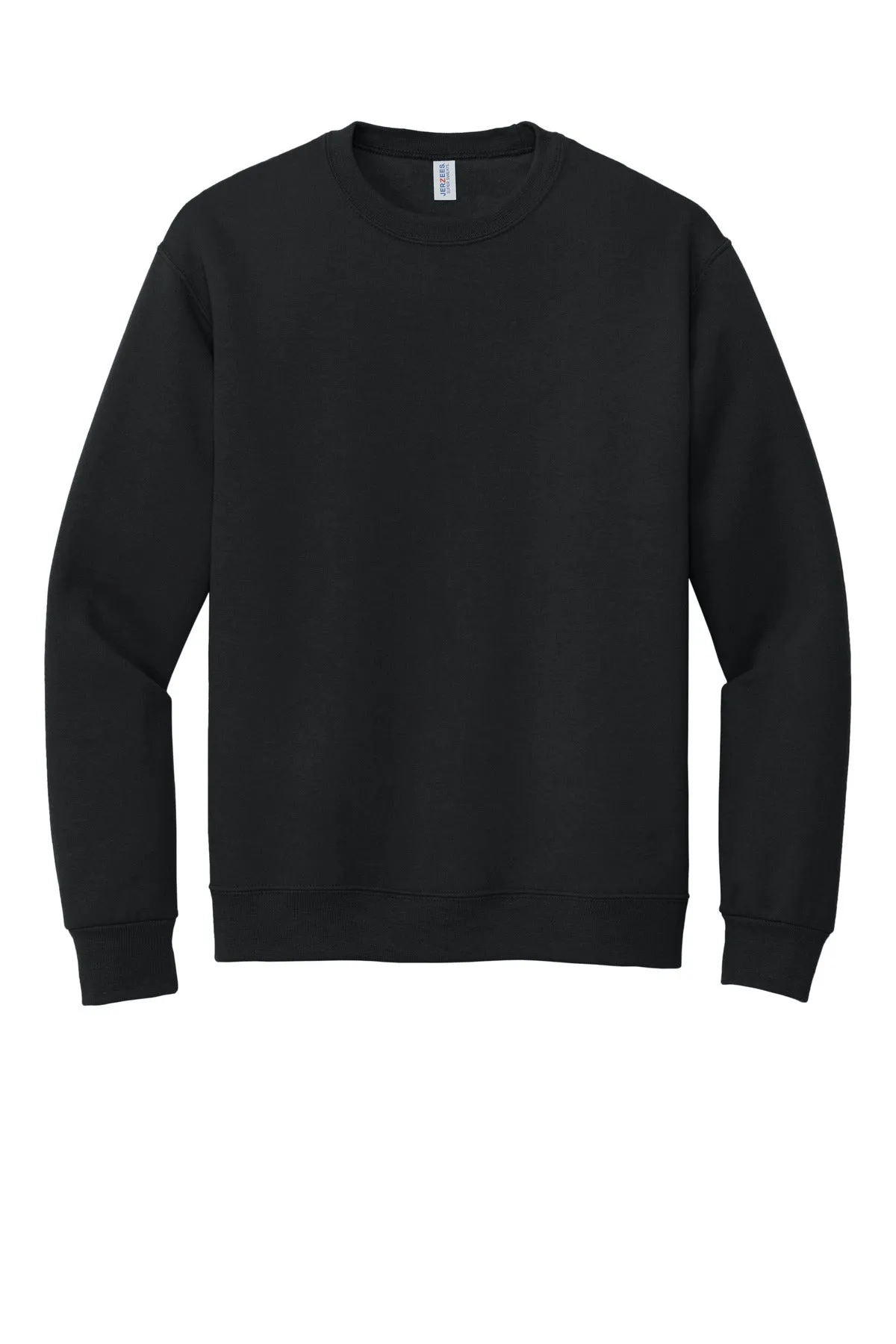 Jerzees Super Sweats NuBlend Crewneck Sweatshirt.  4662M Black