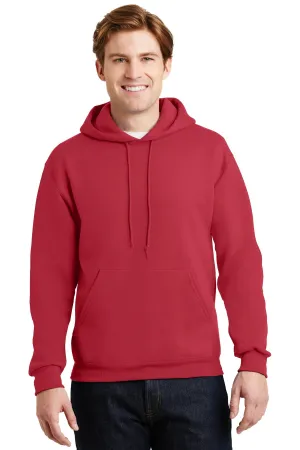 Jerzees Super Sweats NuBlend Pullover Hooded Sweatshirt.  4997M True Red