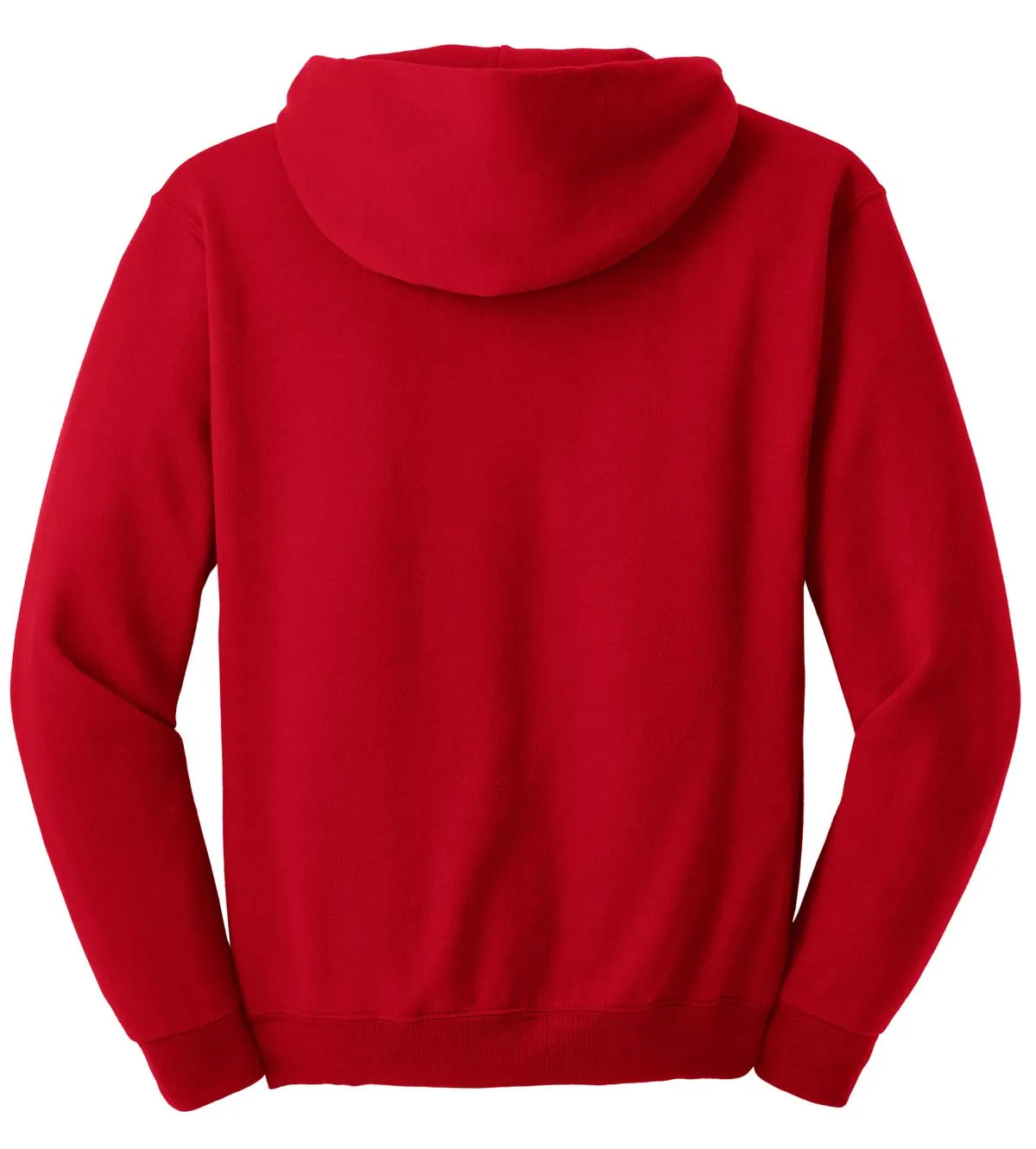 Jerzees Super Sweats NuBlend Pullover Hooded Sweatshirt.  4997M True Red