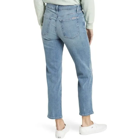 JOE’S • High Rise Straight Crop Jean ankle medium wash Esmaria blue