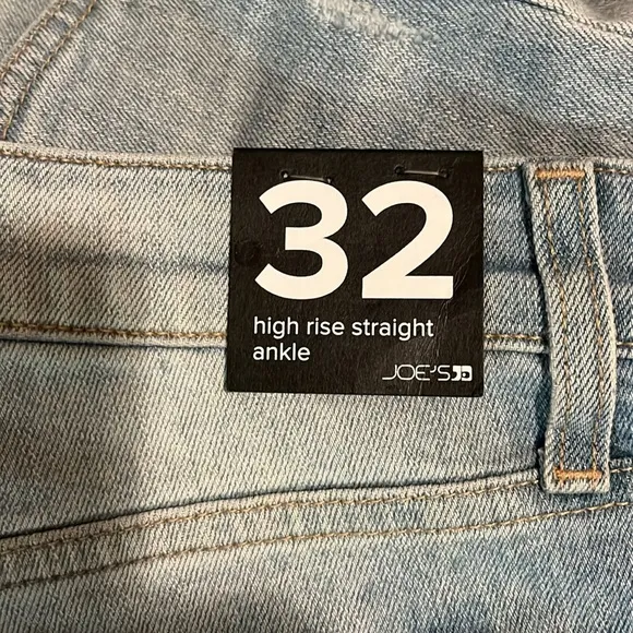 Joe’s Jeans high rise straight ankle jeans