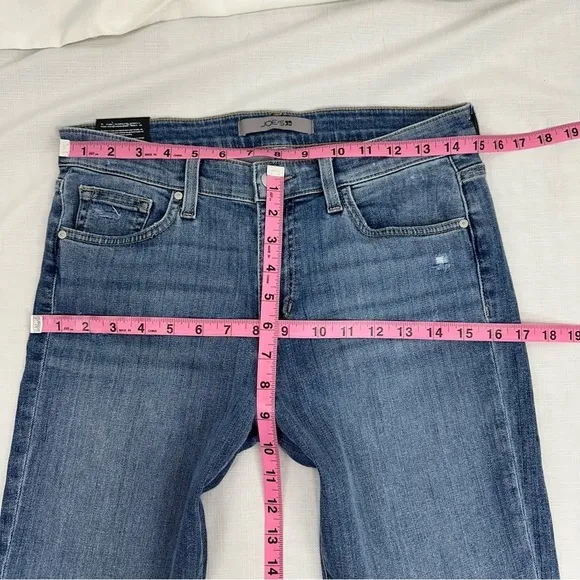 Joe's Size 28 Lara Mid Rise Straight Distressed Ankle Stretch Jeans NEW