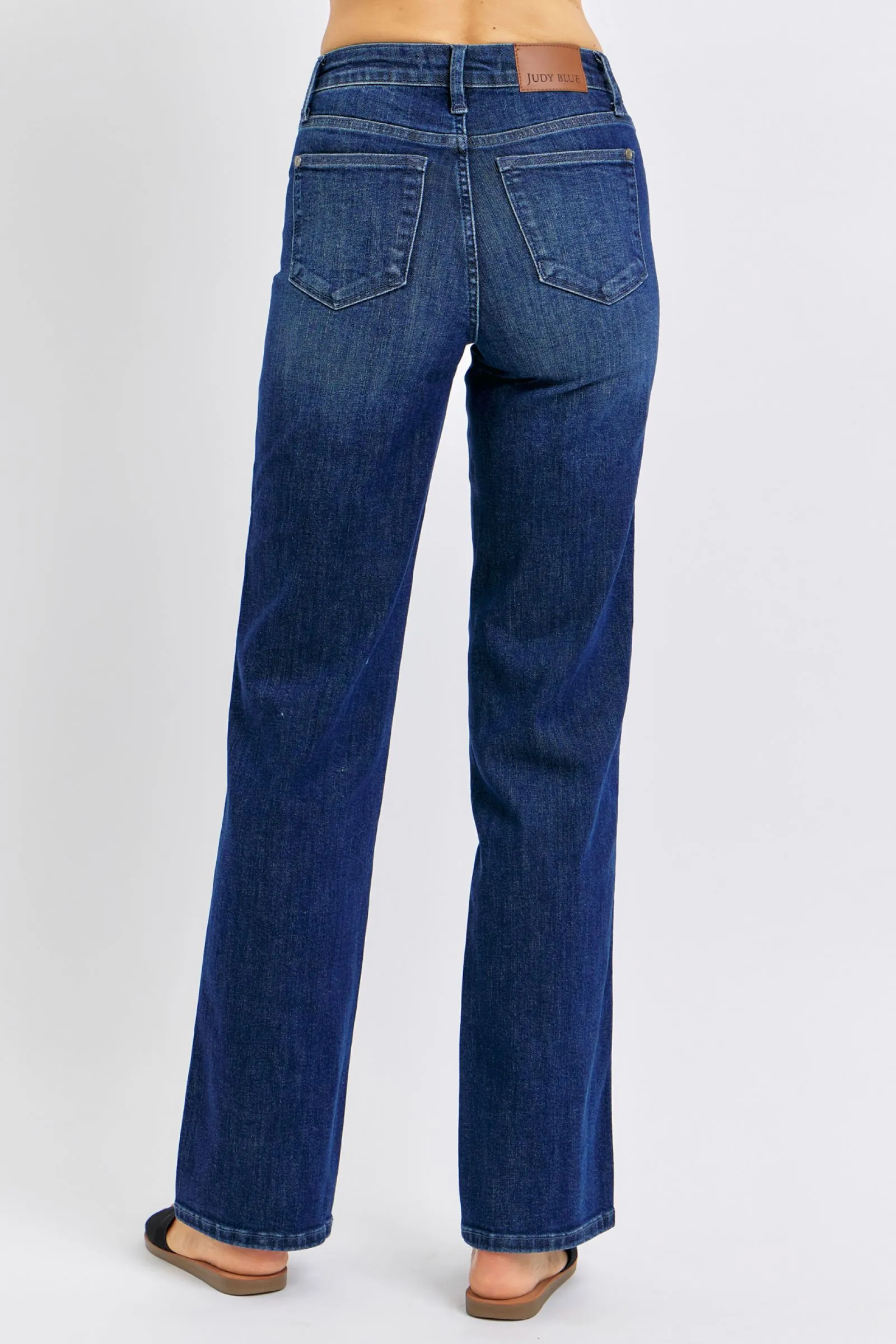Judy Blue Mid Rise Straight Tummy Control