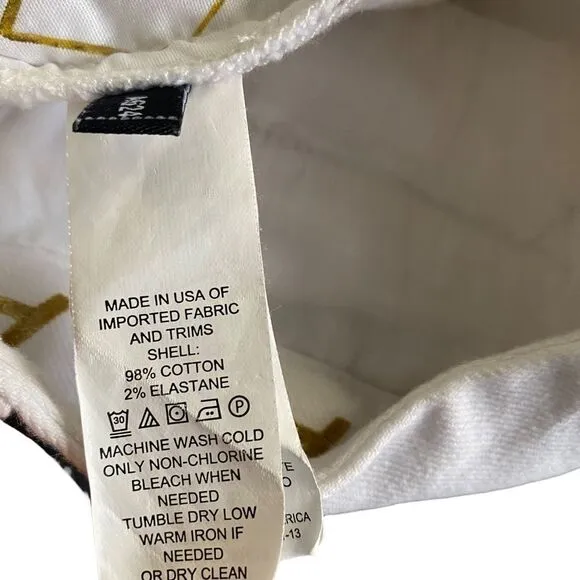 Kate spade broome street White Cropped Jeans Size 23