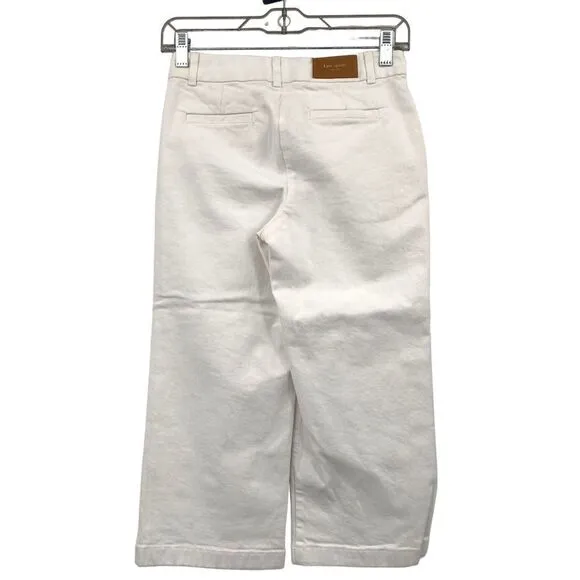 Kate spade broome street White Cropped Jeans Size 23