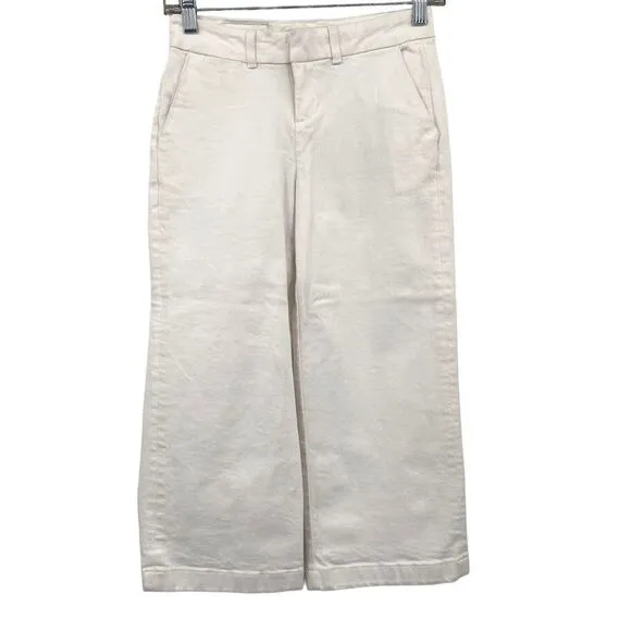 Kate spade broome street White Cropped Jeans Size 23