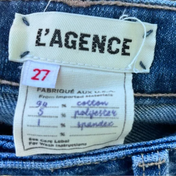 L'agence Kendra High-rise Crop Flare Jeans | Size 27
