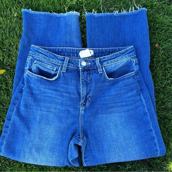 L'agence Kendra High-rise Crop Flare Jeans | Size 27