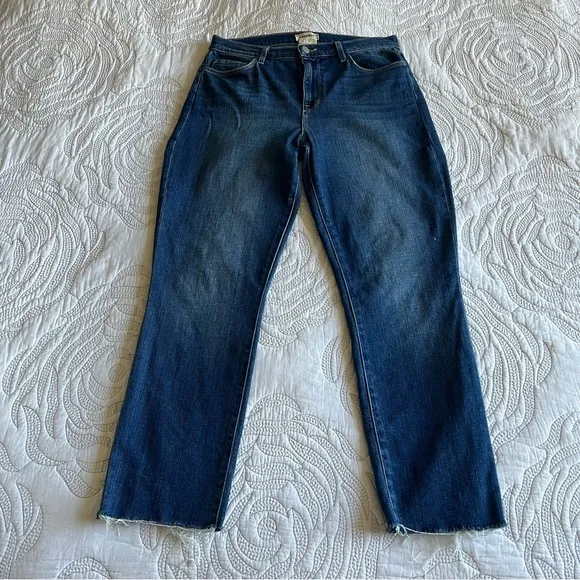 L'Agence - Sada High Rise Crop Slim Jean - Sequoia