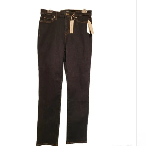 Lauren Ralph Lauren Dark Wash, Ultimate Slimming, Straight Leg Jeans, Sz…