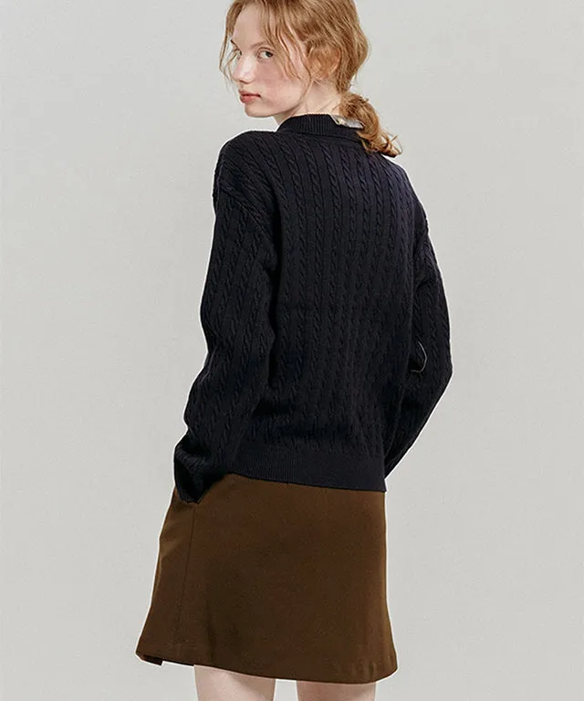 LE SONNET  Duke Cable Knit - 4 Colors