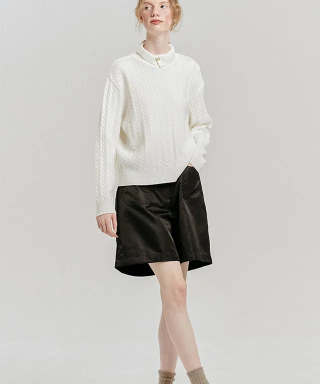 LE SONNET  Duke Cable Knit - 4 Colors