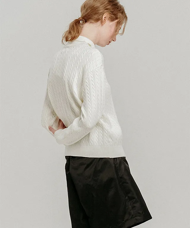 LE SONNET  Duke Cable Knit - 4 Colors