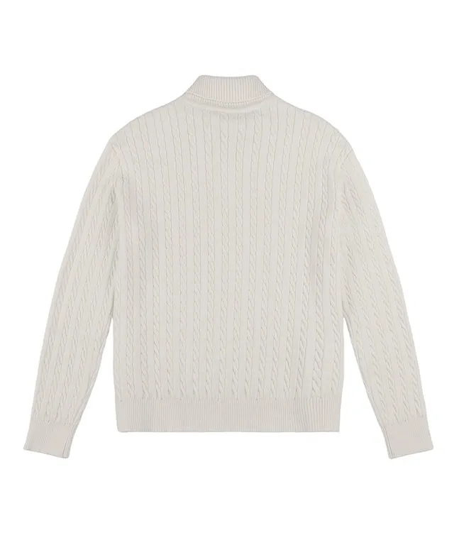 LE SONNET  Duke Cable Knit - 4 Colors