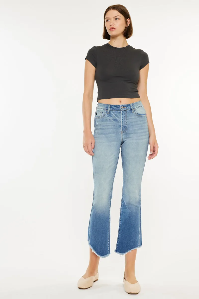 Lenny High Rise Cropped Jeans