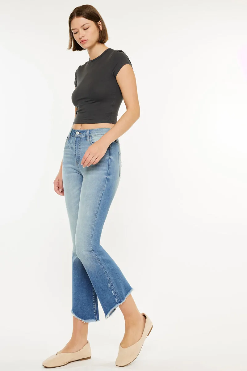 Lenny High Rise Cropped Jeans