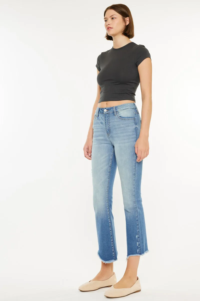 Lenny High Rise Cropped Jeans