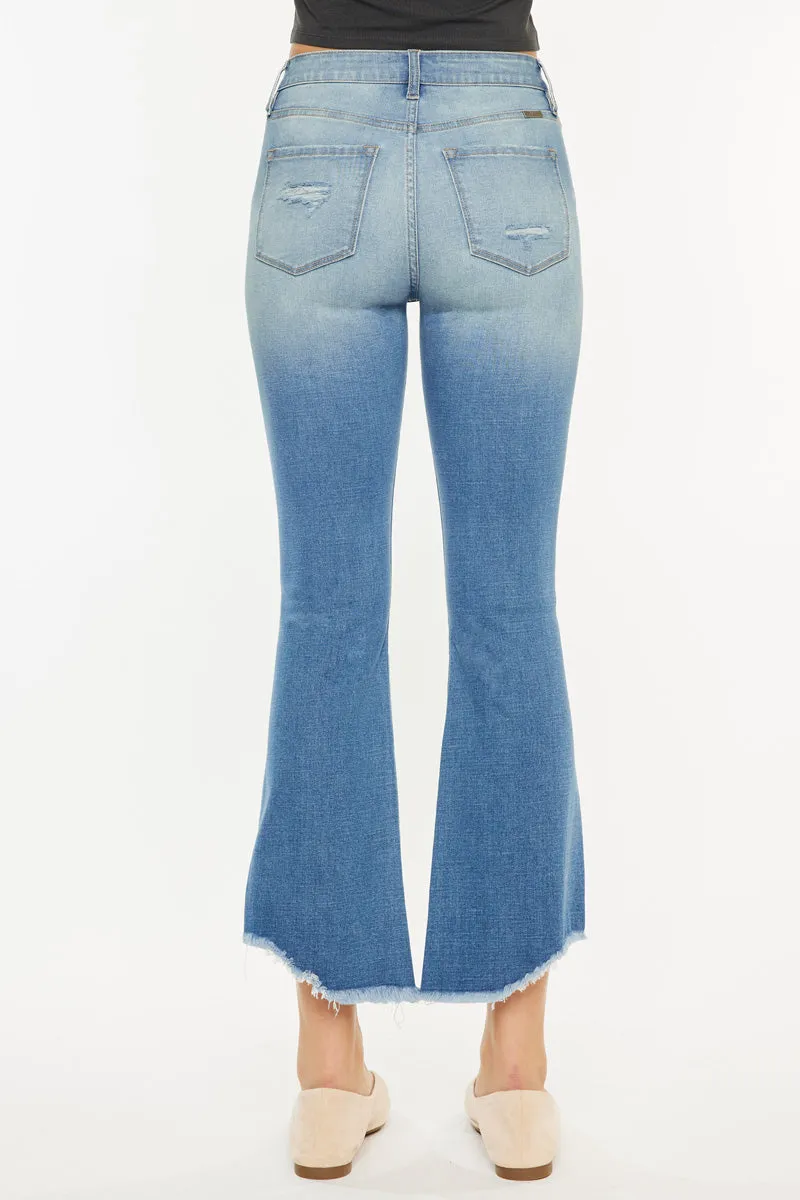 Lenny High Rise Cropped Jeans