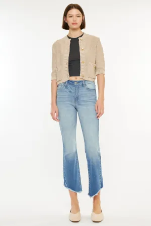 Lenny High Rise Cropped Jeans