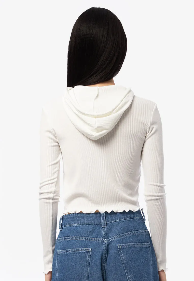 Lettuce Hem Rib Hoodie