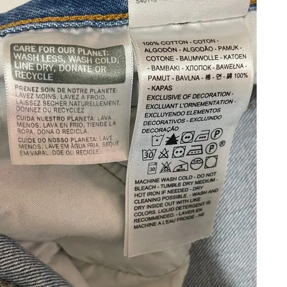 Levi’s  501 Original Cropped Straight Leg Jeans Women's Size 31X26 New