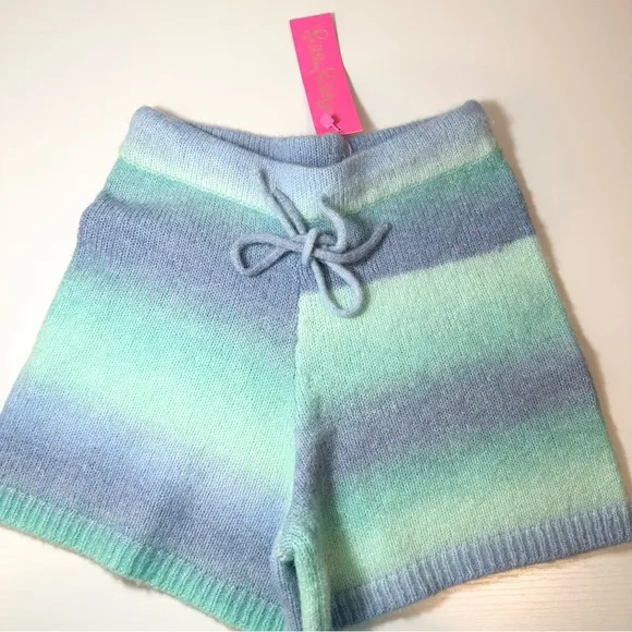 Lilly Pulitzer Wanetta Sweater Short, Surf Blue Spacedye