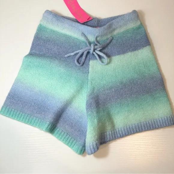 Lilly Pulitzer Wanetta Sweater Short, Surf Blue Spacedye