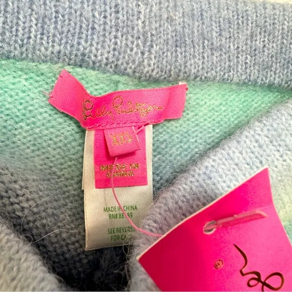 Lilly Pulitzer Wanetta Sweater Short, Surf Blue Spacedye
