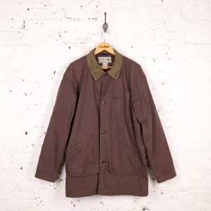 LL Bean Canvas Chore Barn Jacket - Brown - L