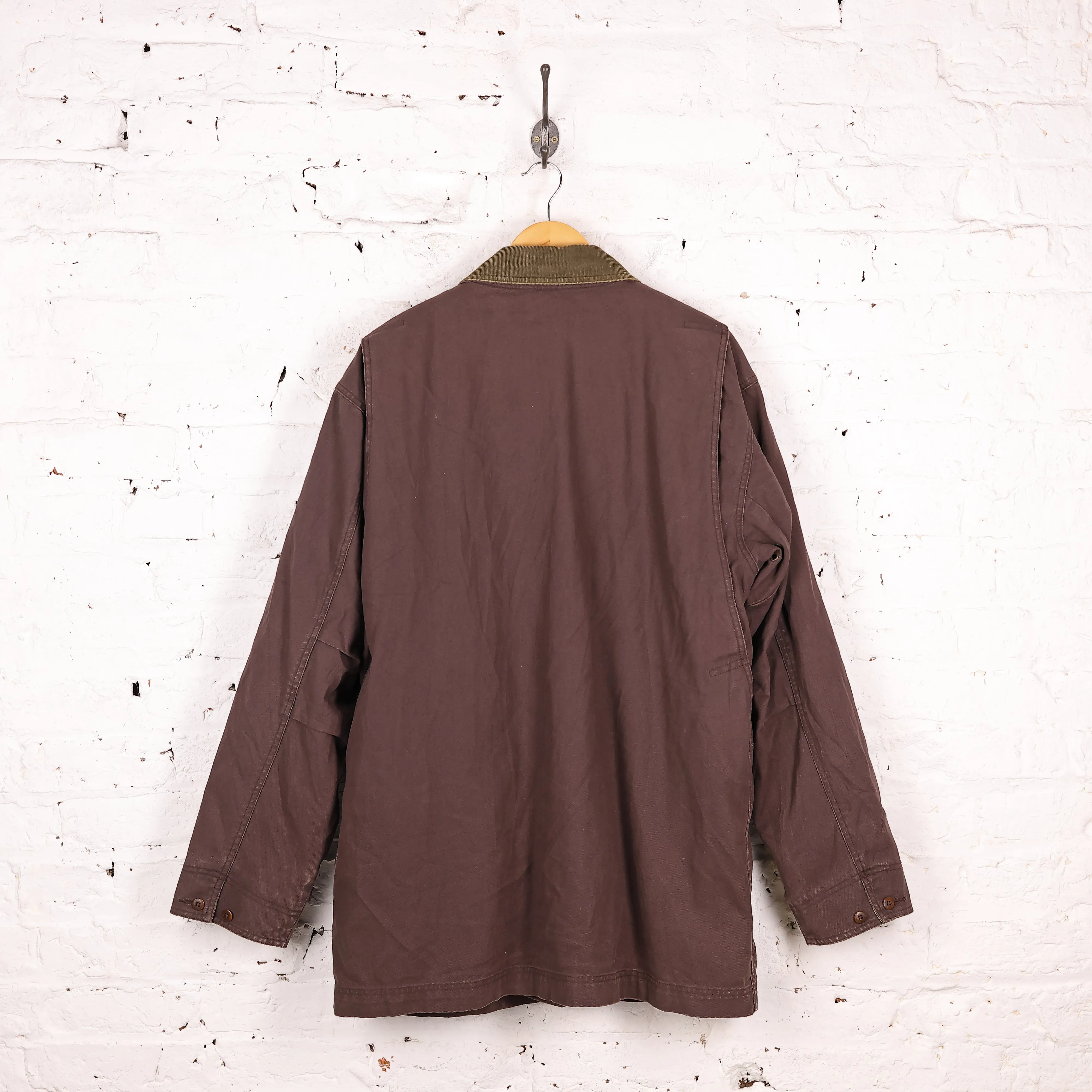 LL Bean Canvas Chore Barn Jacket - Brown - L