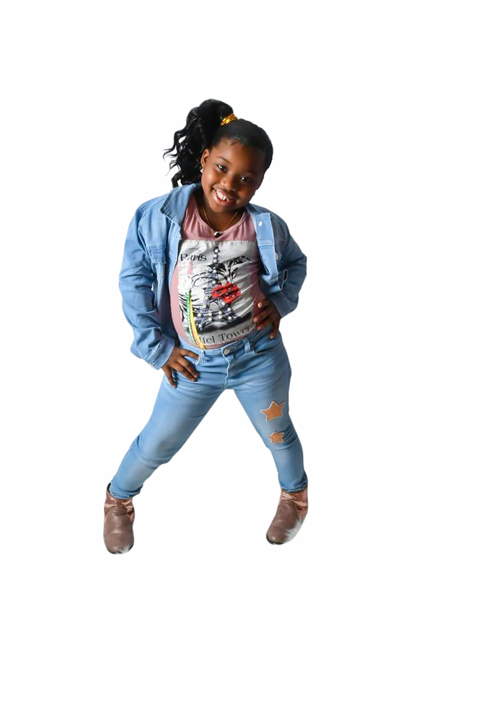 Londyn Rockin The Blue Girls Denim Jacket