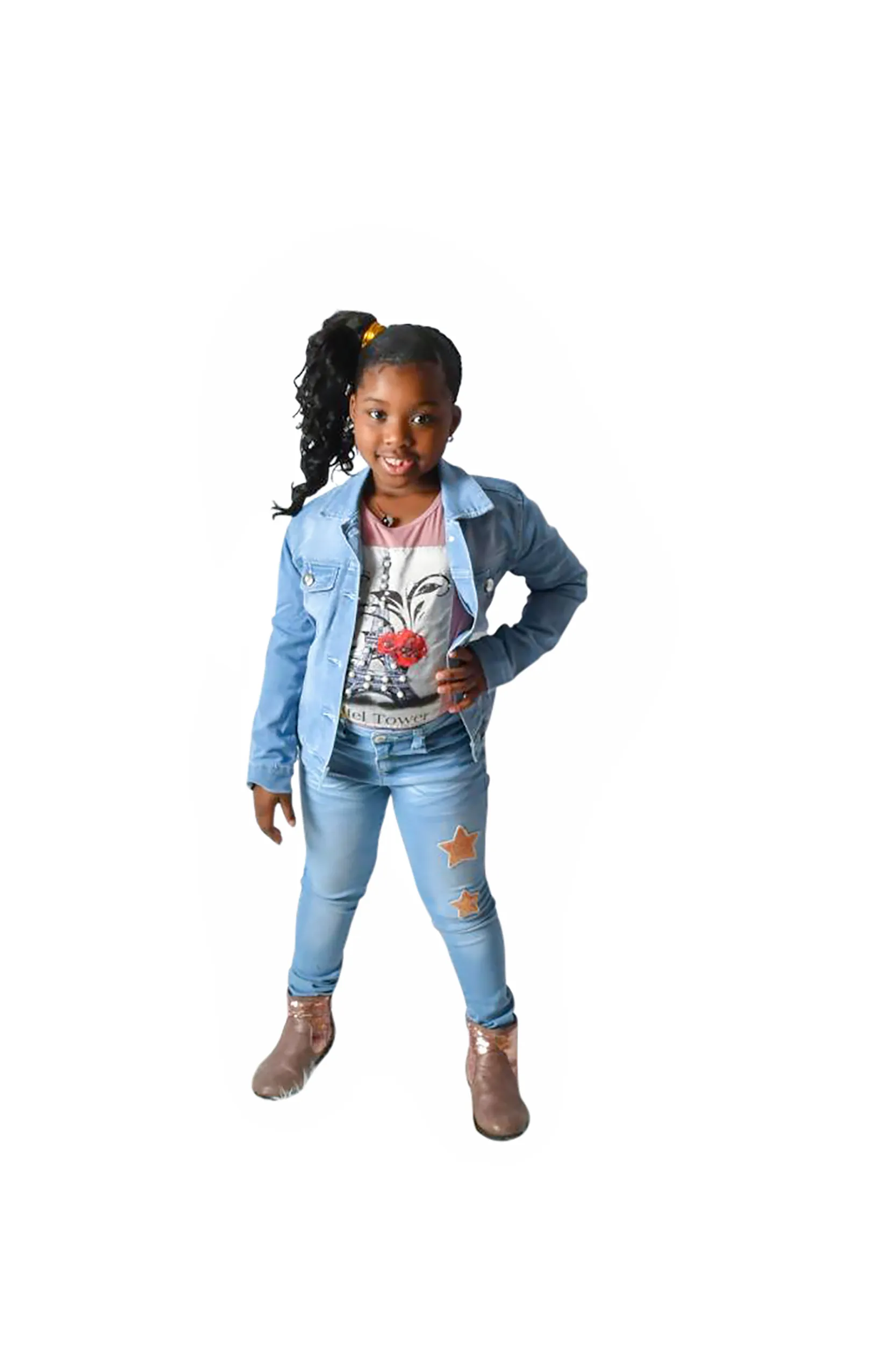 Londyn Rockin The Blue Girls Denim Jacket
