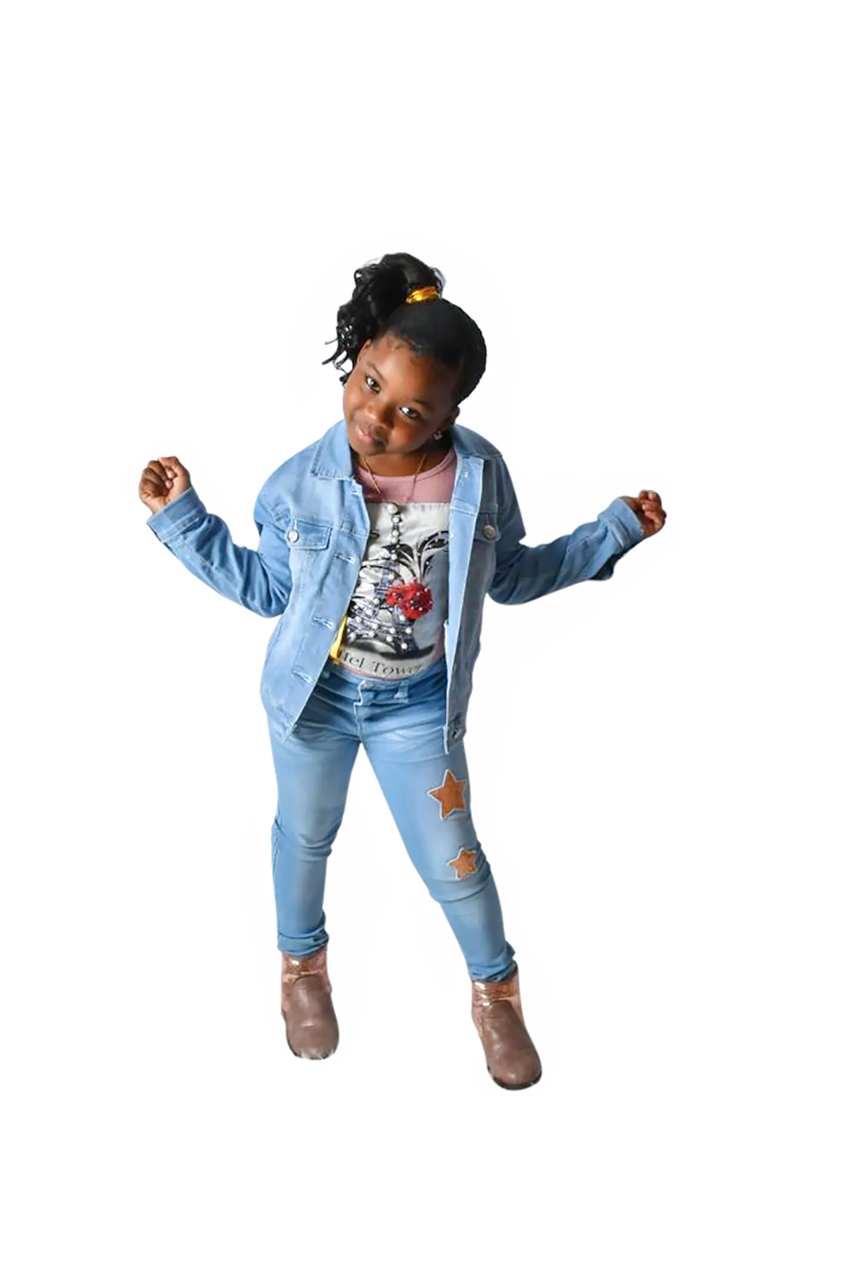 Londyn Rockin The Blue Girls Denim Jacket